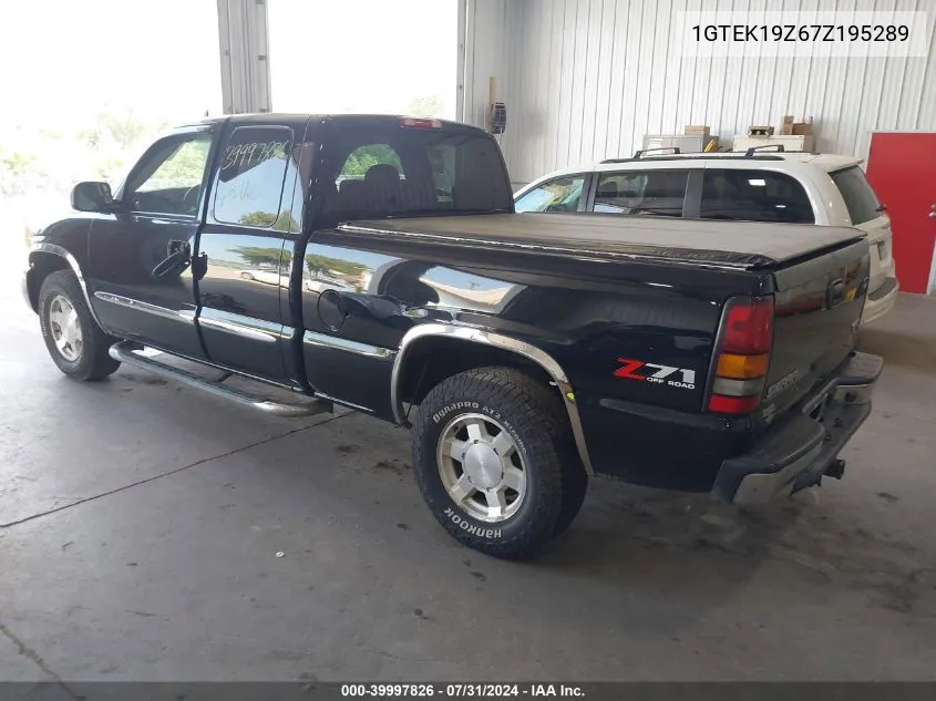 1GTEK19Z67Z195289 2007 GMC Sierra 1500 Classic Sle1