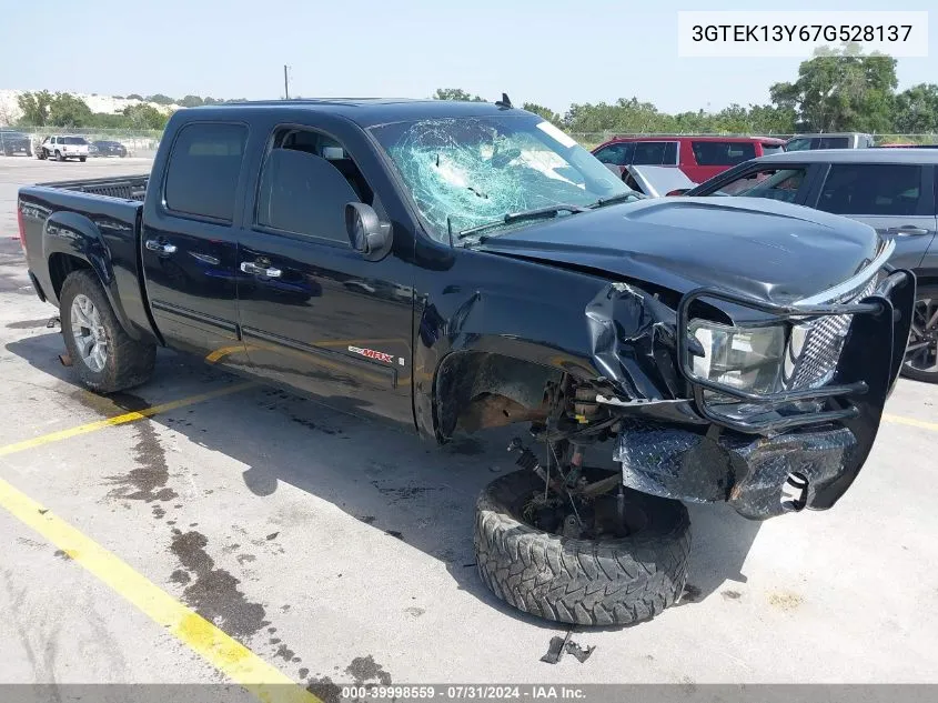 2007 GMC Sierra 1500 Slt VIN: 3GTEK13Y67G528137 Lot: 39998559