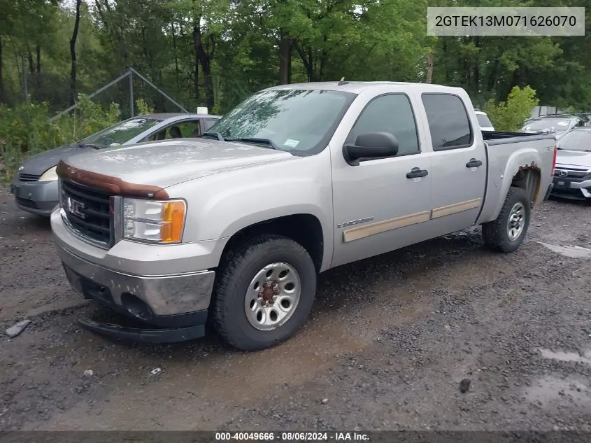 2007 GMC Sierra 1500 Sle1 VIN: 2GTEK13M071626070 Lot: 40049666