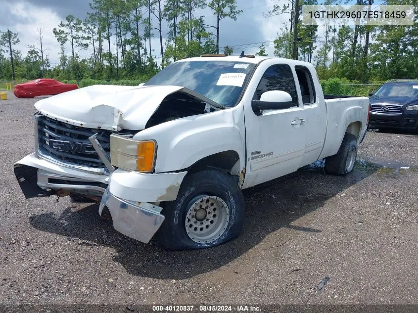 2007 GMC Sierra 2500Hd Sle1/Sle2/Slt/Work Truck VIN: 1GTHK29607E518459 Lot: 40120837