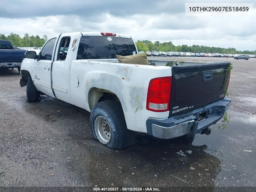 2007 GMC Sierra 2500Hd Sle1/Sle2/Slt/Work Truck VIN: 1GTHK29607E518459 Lot: 40120837