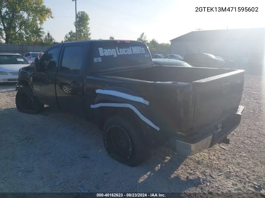 2007 GMC Sierra 1500 Sle1/Sle2/Slt/Work Truck VIN: 2GTEK13M471595602 Lot: 40162623