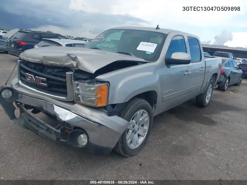 2007 GMC Sierra 1500 Slt VIN: 3GTEC13047G509898 Lot: 40189835