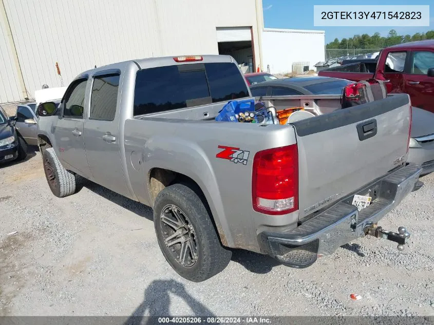 2007 GMC Sierra 1500 Slt VIN: 2GTEK13Y471542823 Lot: 40205206