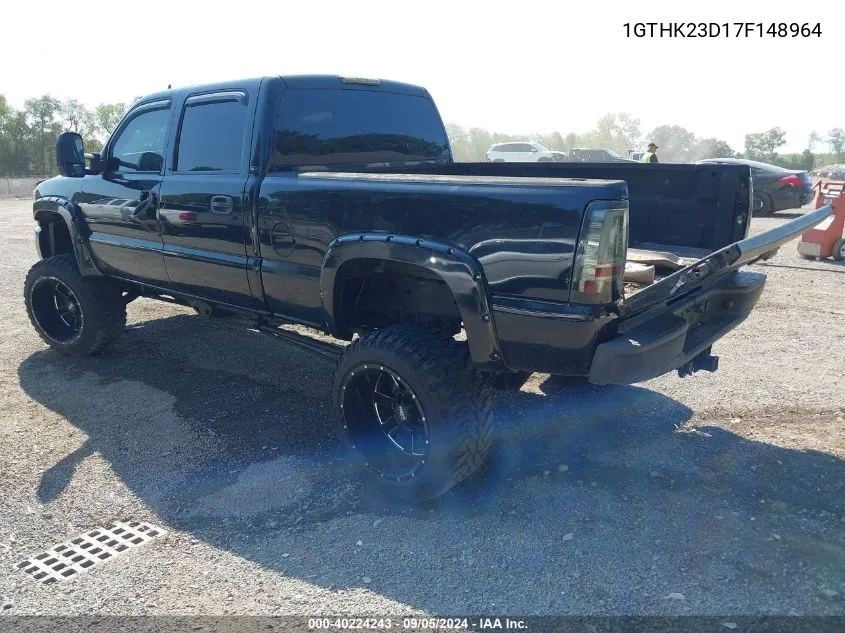 2007 GMC Sierra K2500 Heavy Duty VIN: 1GTHK23D17F148964 Lot: 40224243