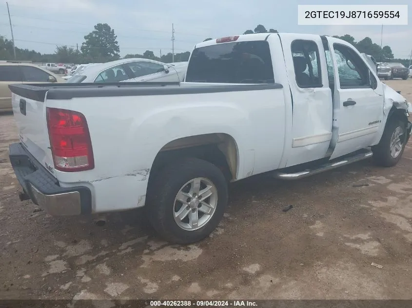 2007 GMC Sierra 1500 Sle1 VIN: 2GTEC19J871659554 Lot: 40262388