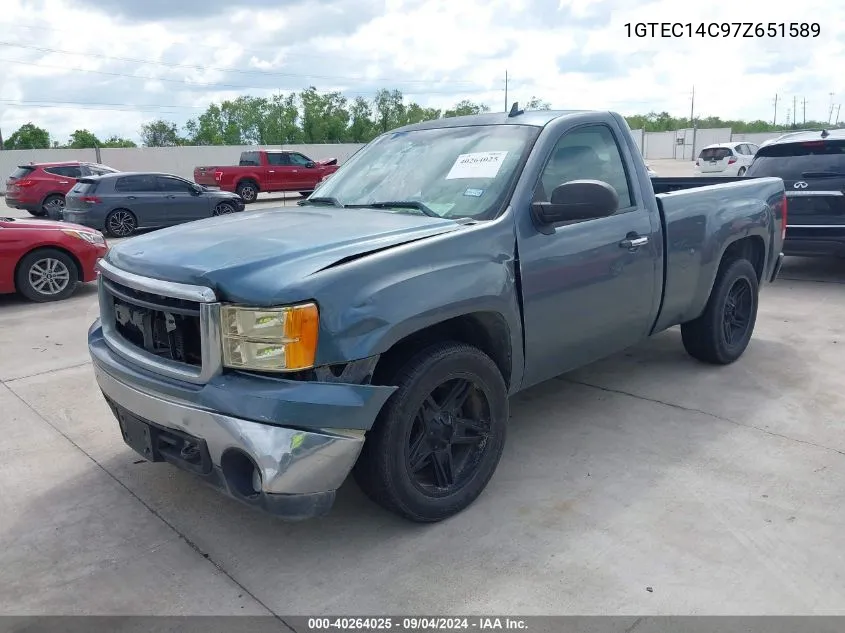 1GTEC14C97Z651589 2007 GMC Sierra 1500 Work Truck