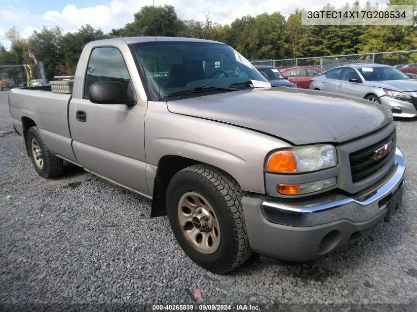 2007 GMC Sierra 1500 Classic Work Truck VIN: 3GTEC14X17G208534 Lot: 40265839