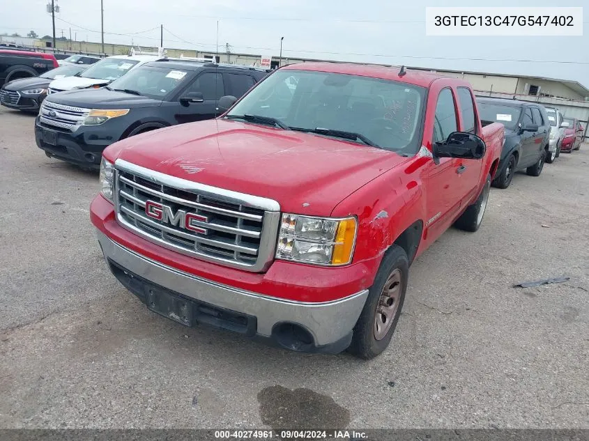 3GTEC13C47G547402 2007 GMC Sierra 1500 Sl