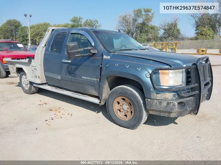 2007 GMC Sierra 2500Hd K2500 Heavy Duty VIN: 1GTHK29637E574847 Lot: 40277972