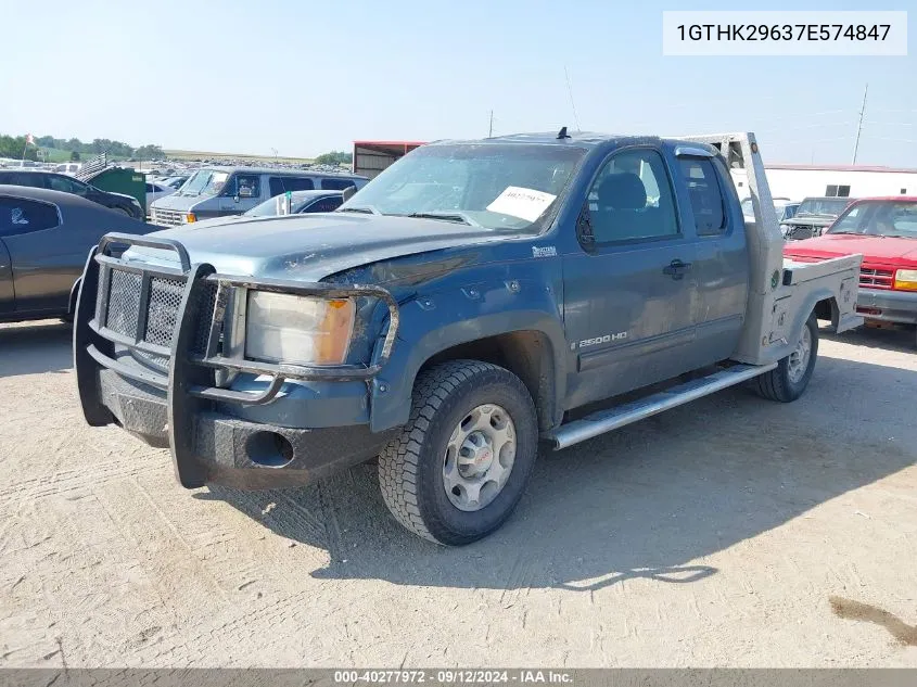 2007 GMC Sierra 2500Hd K2500 Heavy Duty VIN: 1GTHK29637E574847 Lot: 40277972