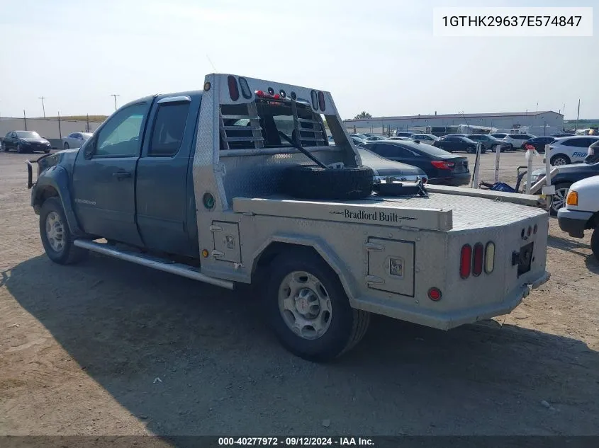 1GTHK29637E574847 2007 GMC Sierra 2500Hd K2500 Heavy Duty