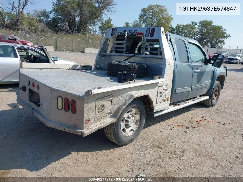 2007 GMC Sierra 2500Hd K2500 Heavy Duty VIN: 1GTHK29637E574847 Lot: 40277972