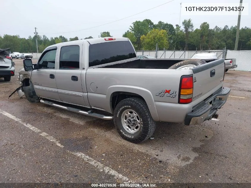 2007 GMC Sierra 2500Hd Classic Slt VIN: 1GTHK23D97F134357 Lot: 40278536