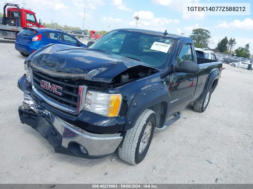 2007 GMC Sierra 1500 Sle1 VIN: 1GTEK14077Z588212 Lot: 40279903