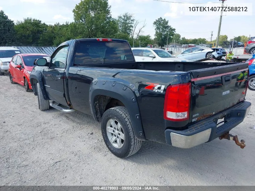 1GTEK14077Z588212 2007 GMC Sierra 1500 Sle1