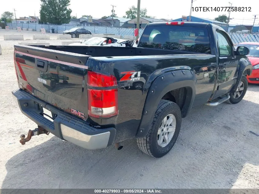 1GTEK14077Z588212 2007 GMC Sierra 1500 Sle1