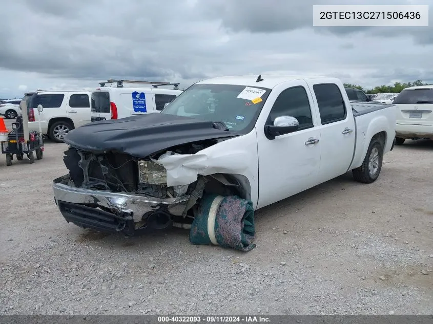 2007 GMC Sierra 1500 Sle1 VIN: 2GTEC13C271506436 Lot: 40322093