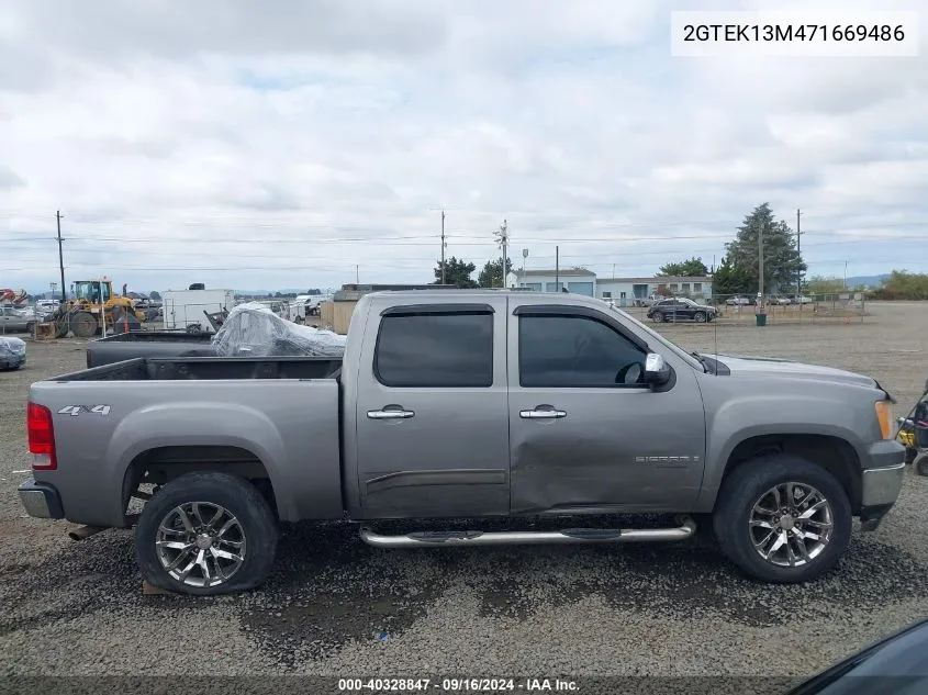 2GTEK13M471669486 2007 GMC Sierra 1500 Slt