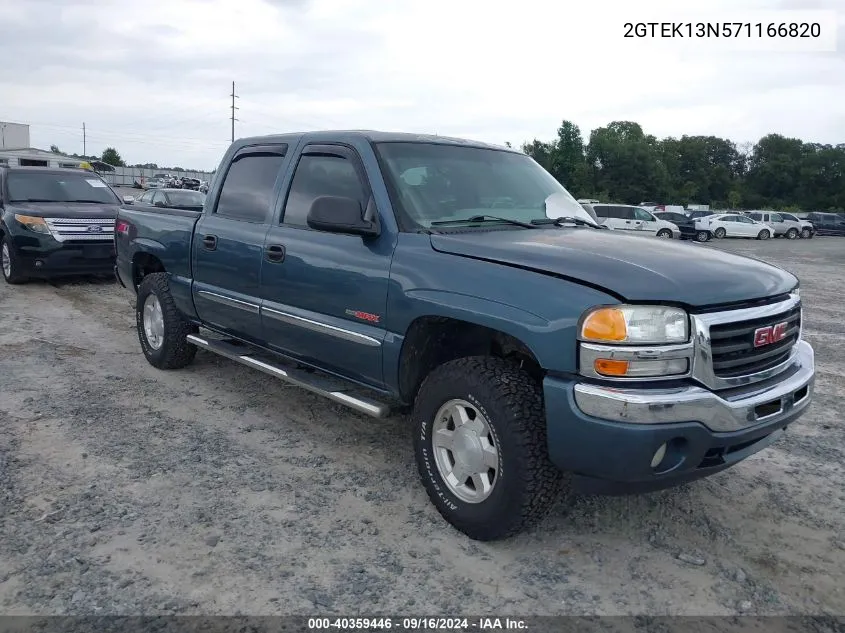 2007 GMC Sierra 1500 Classic Slt VIN: 2GTEK13N571166820 Lot: 40359446