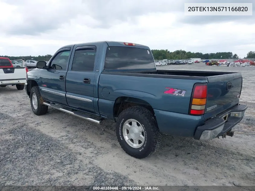 2007 GMC Sierra 1500 Classic Slt VIN: 2GTEK13N571166820 Lot: 40359446