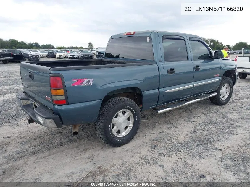 2007 GMC Sierra 1500 Classic Slt VIN: 2GTEK13N571166820 Lot: 40359446