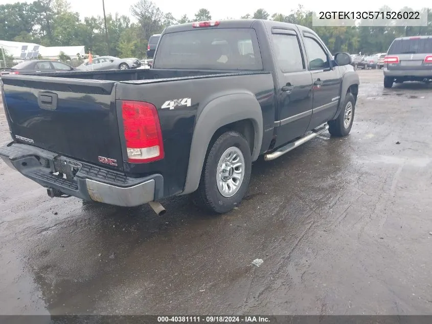 2GTEK13C571526022 2007 GMC Sierra 1500 Work Truck