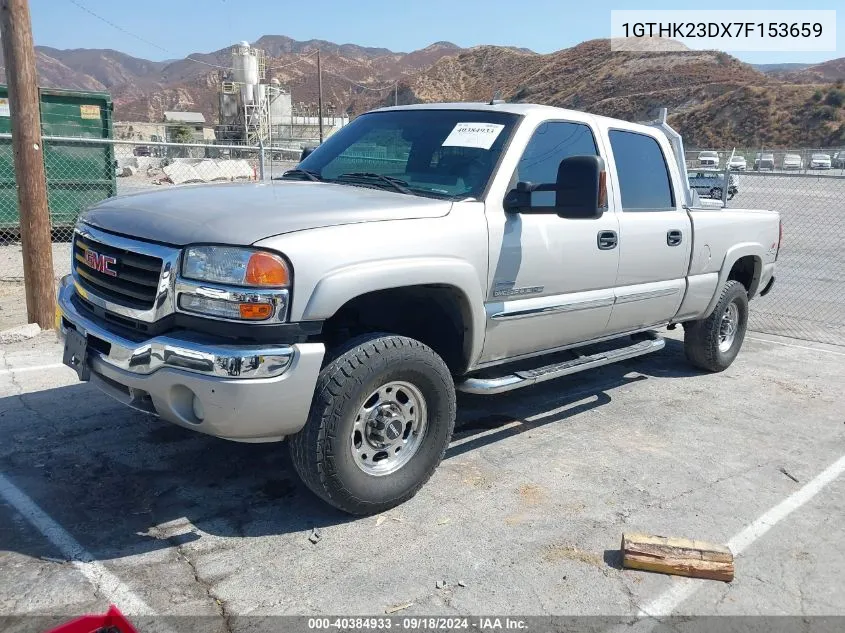 2007 GMC Sierra 2500Hd Classic Slt VIN: 1GTHK23DX7F153659 Lot: 40384933