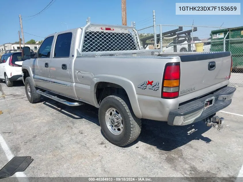 2007 GMC Sierra 2500Hd Classic Slt VIN: 1GTHK23DX7F153659 Lot: 40384933