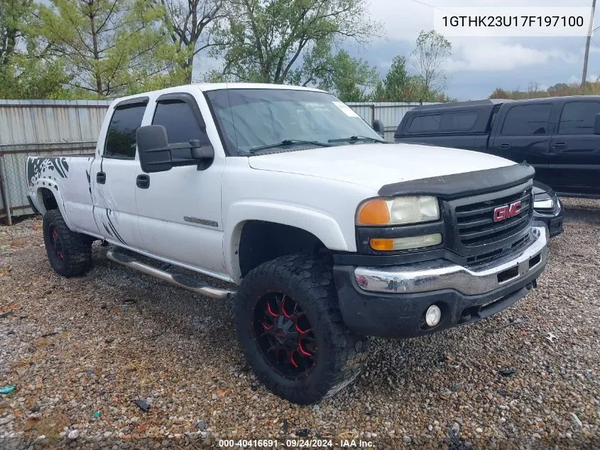 2007 GMC Sierra K2500 Heavy Duty VIN: 1GTHK23U17F197100 Lot: 40416691