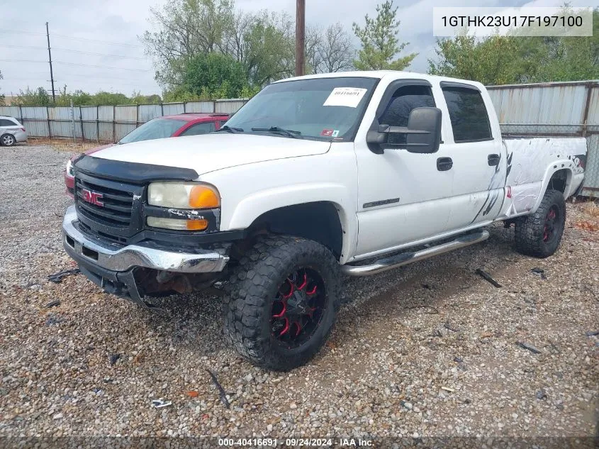 2007 GMC Sierra K2500 Heavy Duty VIN: 1GTHK23U17F197100 Lot: 40416691