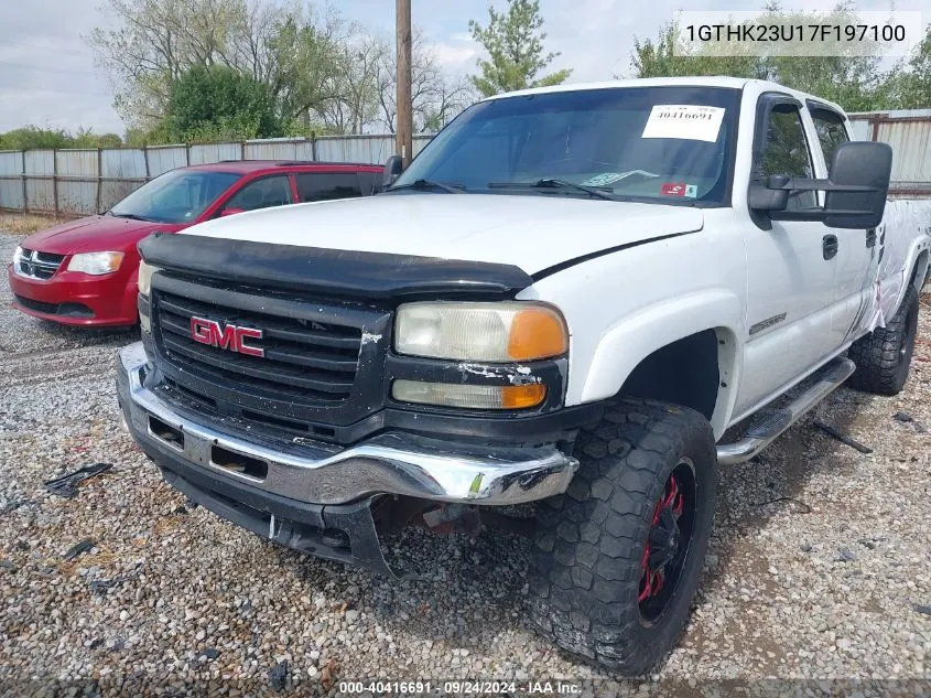 2007 GMC Sierra K2500 Heavy Duty VIN: 1GTHK23U17F197100 Lot: 40416691