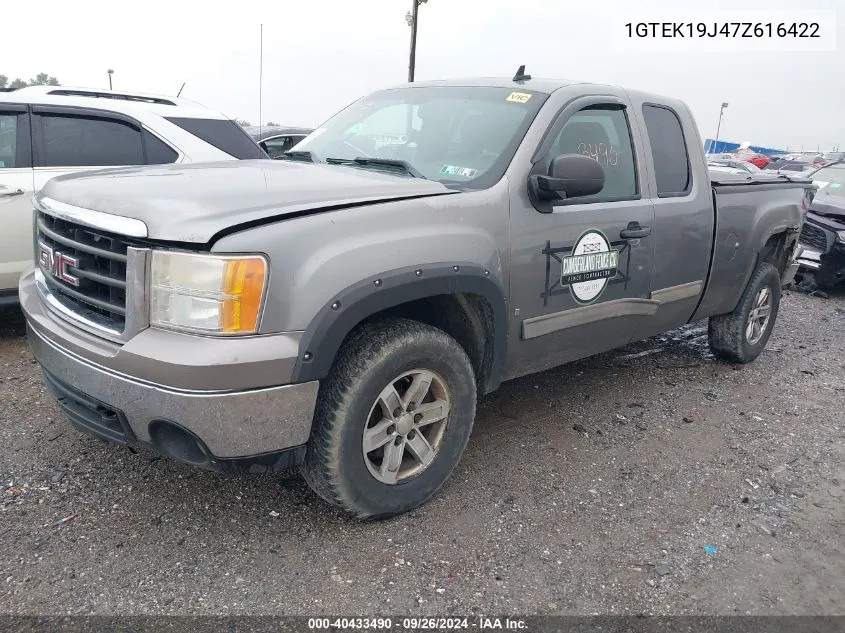 1GTEK19J47Z616422 2007 GMC New Sierra K1500