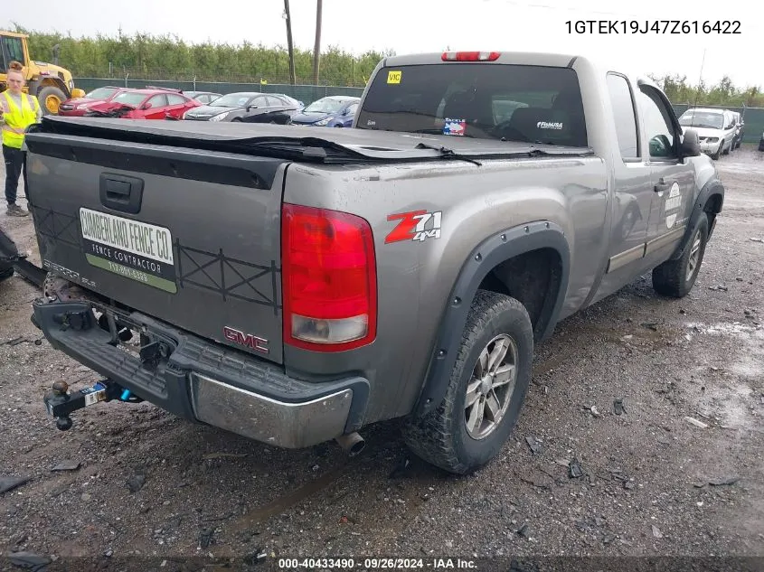 1GTEK19J47Z616422 2007 GMC New Sierra K1500