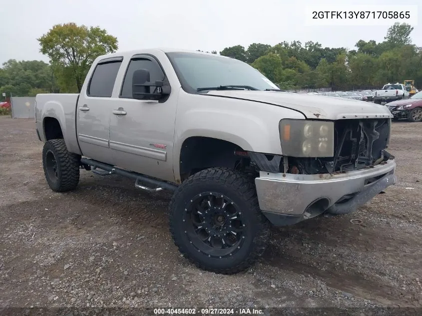 2007 GMC Sierra 1500 Slt VIN: 2GTFK13Y871705865 Lot: 40454602