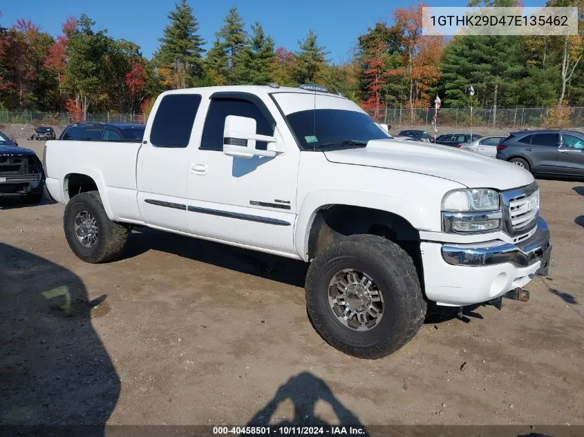 2007 GMC Sierra 2500Hd Classic Slt VIN: 1GTHK29D47E135462 Lot: 40458501