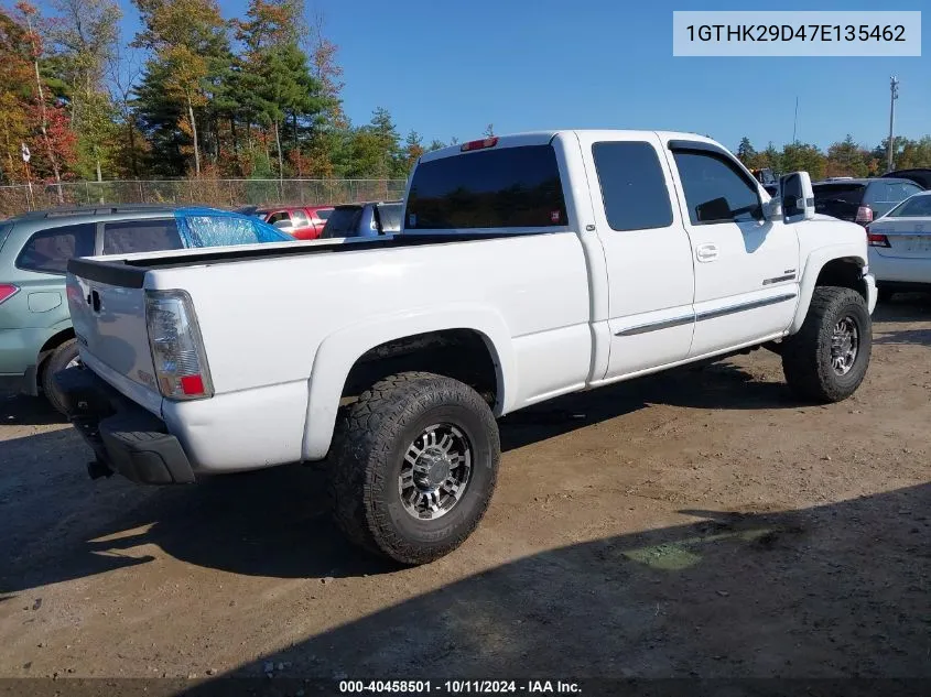 2007 GMC Sierra 2500Hd Classic Slt VIN: 1GTHK29D47E135462 Lot: 40458501