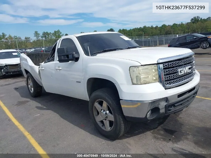 2007 GMC Sierra K2500 Heavy Duty VIN: 1GTHK23677F537299 Lot: 40470949