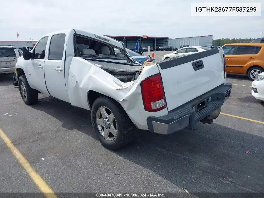 2007 GMC Sierra K2500 Heavy Duty VIN: 1GTHK23677F537299 Lot: 40470949