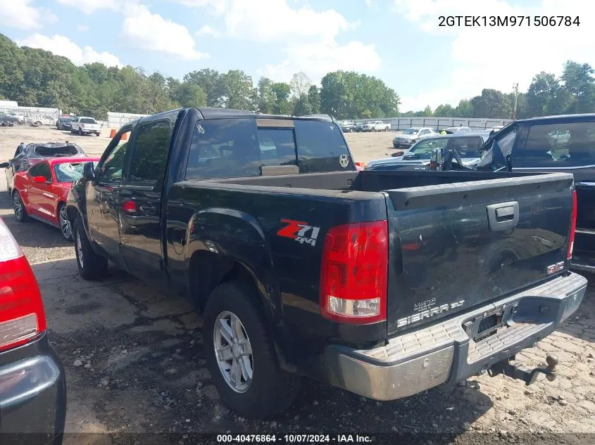 2007 GMC Sierra 1500 Slt VIN: 2GTEK13M971506784 Lot: 40476864