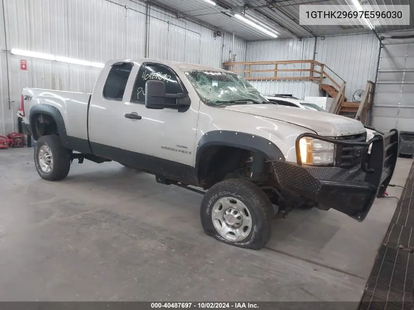 2007 GMC Sierra 2500Hd Sle1 VIN: 1GTHK29697E596030 Lot: 40487697