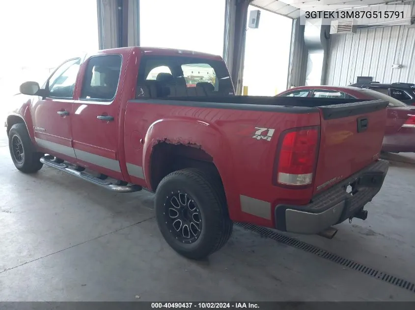 3GTEK13M87G515791 2007 GMC Sierra 1500 Sle1