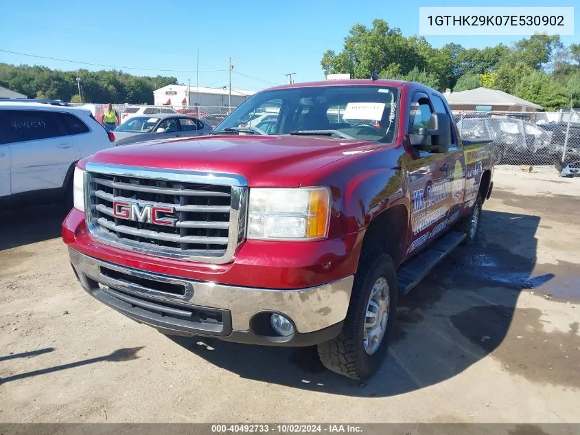 1GTHK29K07E530902 2007 GMC Sierra 2500Hd Sle1