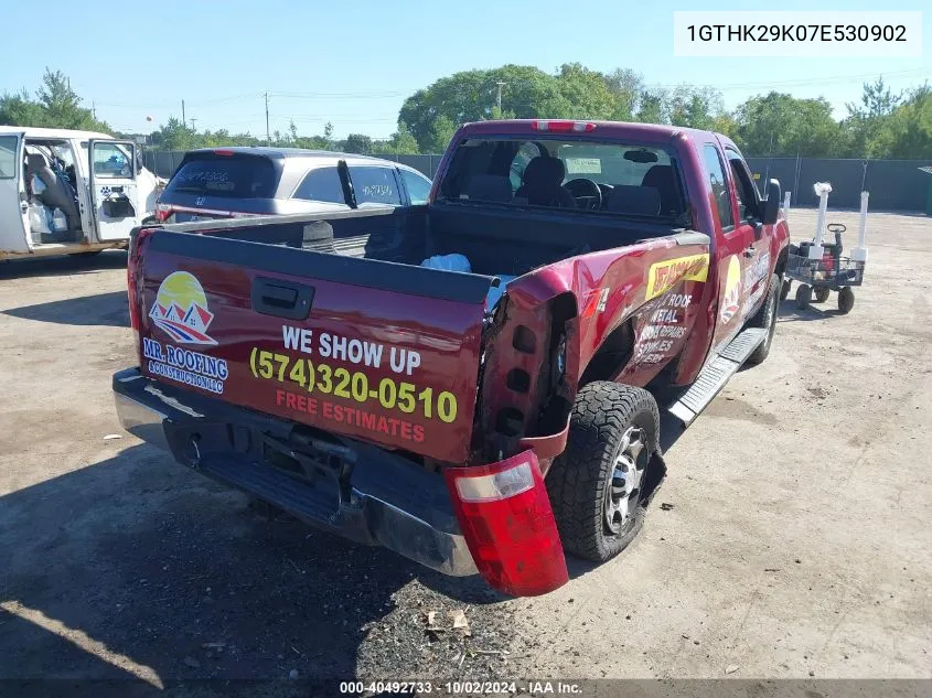 2007 GMC Sierra 2500Hd Sle1 VIN: 1GTHK29K07E530902 Lot: 40492733