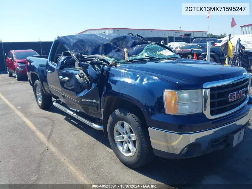 2007 GMC New Sierra K1500 VIN: 2GTEK13MX71595247 Lot: 40523391