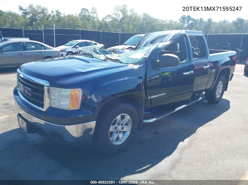 2007 GMC New Sierra K1500 VIN: 2GTEK13MX71595247 Lot: 40523391