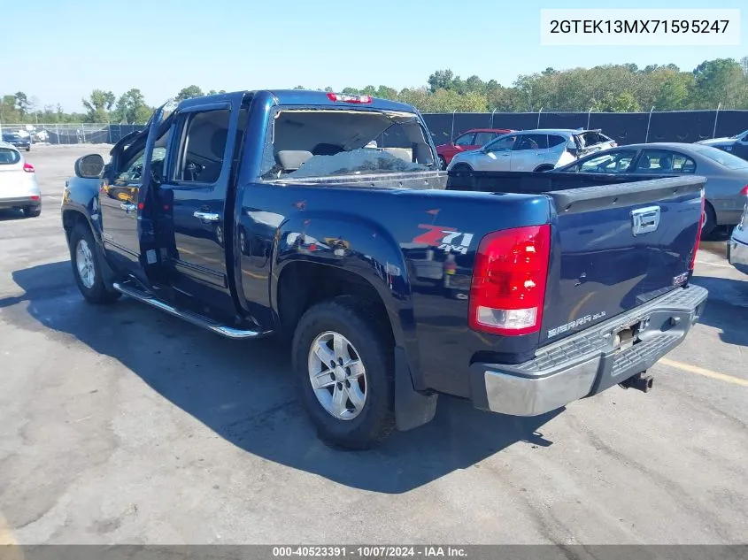 2007 GMC New Sierra K1500 VIN: 2GTEK13MX71595247 Lot: 40523391