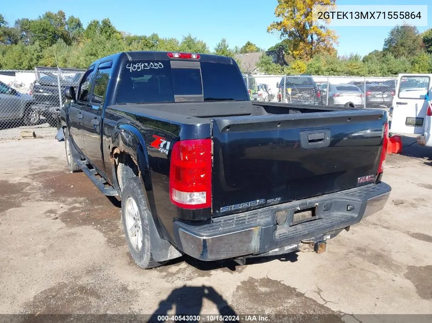 2007 GMC Sierra 1500 Sle2 VIN: 2GTEK13MX71555864 Lot: 40543030