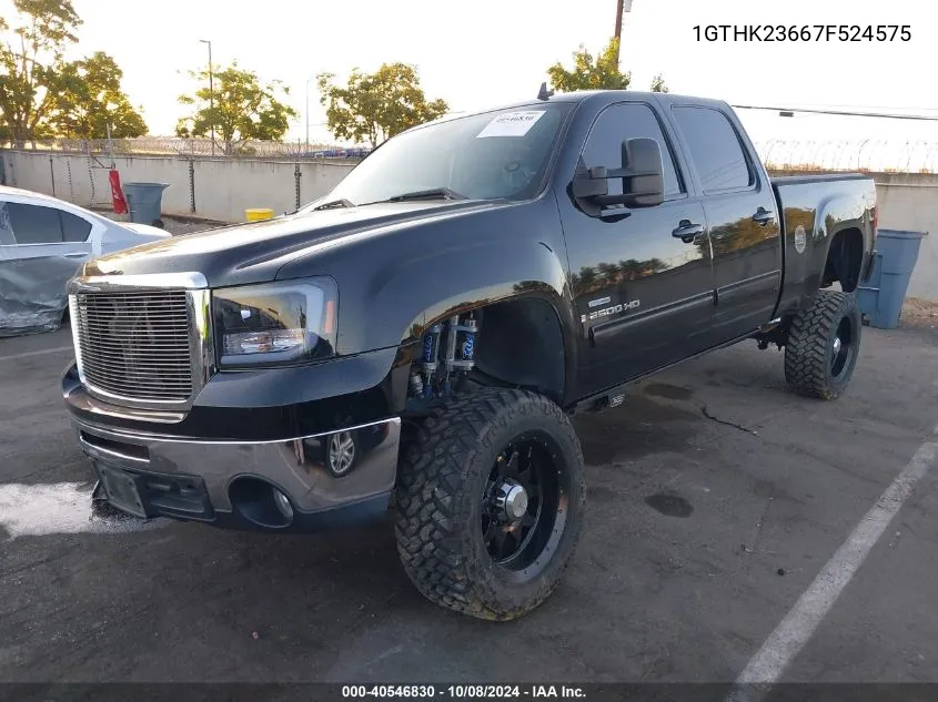 2007 GMC Sierra 2500Hd Slt VIN: 1GTHK23667F524575 Lot: 40546830