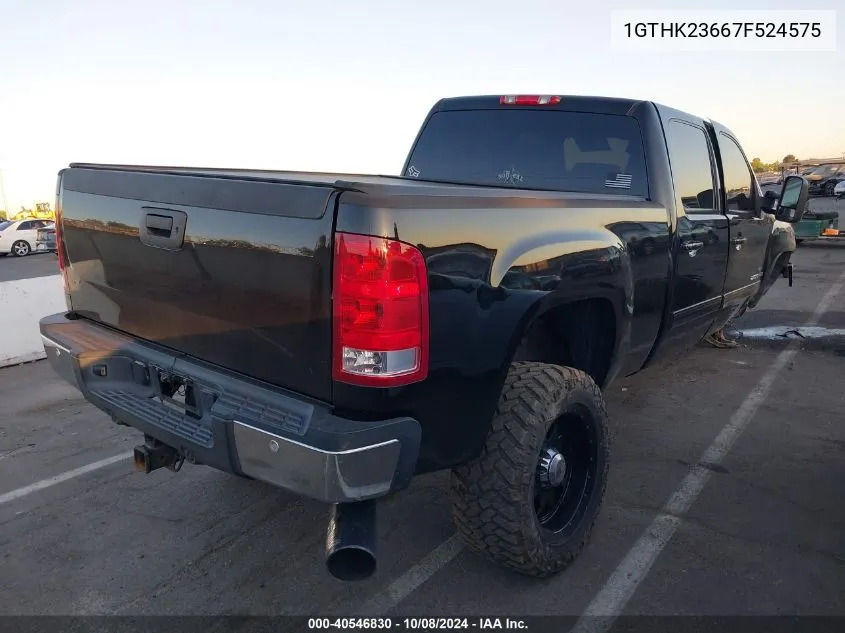 2007 GMC Sierra 2500Hd Slt VIN: 1GTHK23667F524575 Lot: 40546830